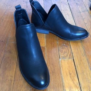Black booties - size 10